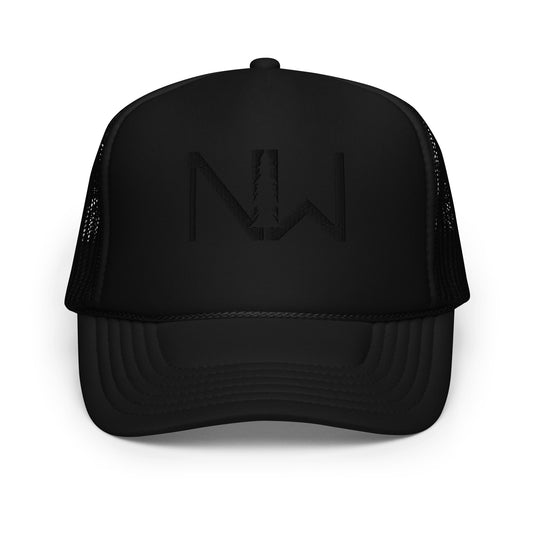 Black Stitching Trucker Hat