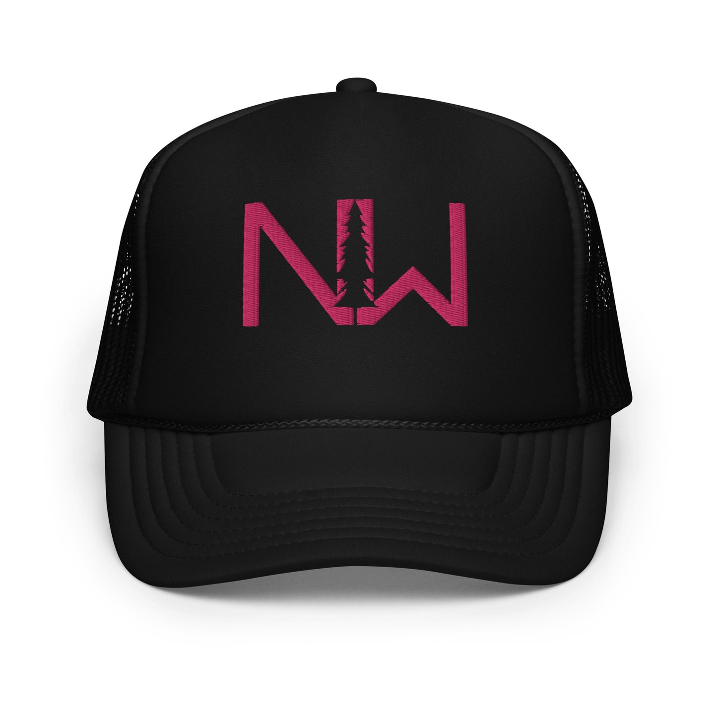 Pink Stitching Trucker Hat
