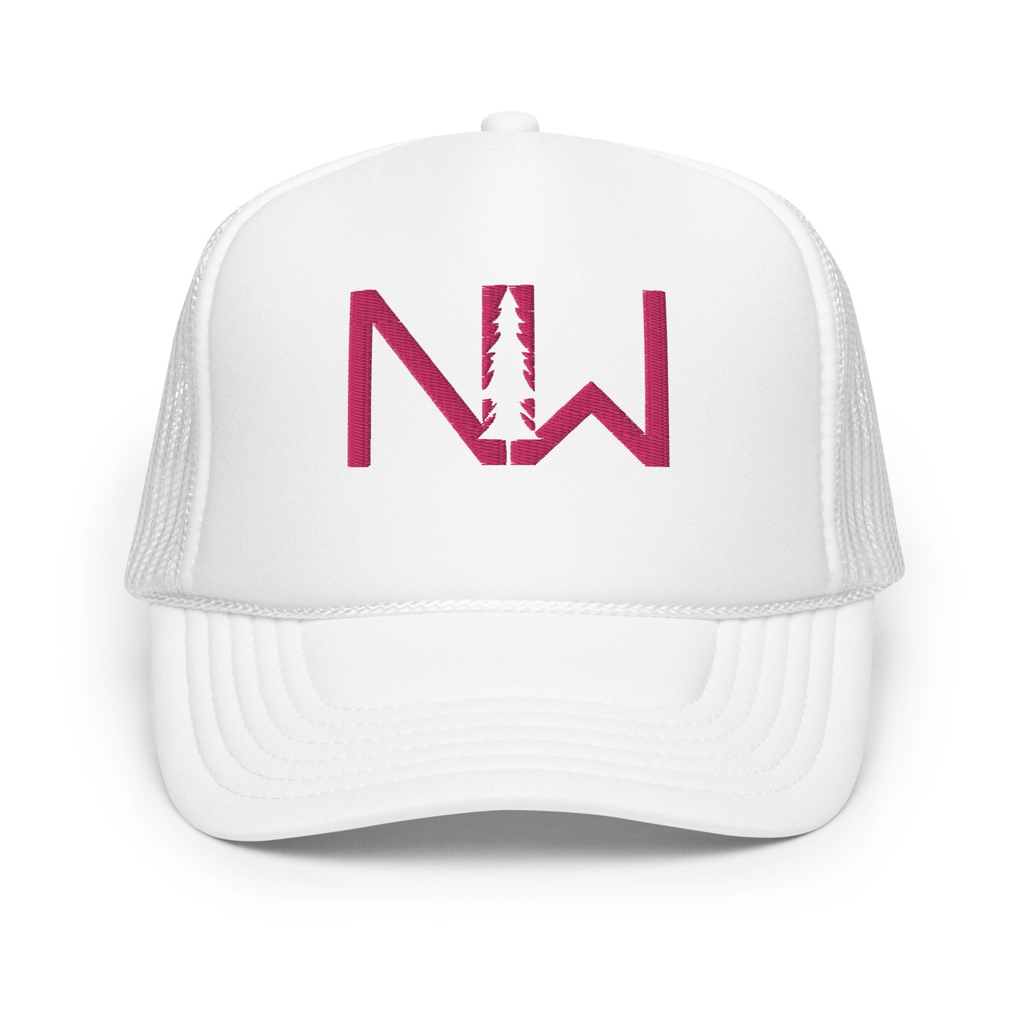 Pink Stitching Trucker Hat
