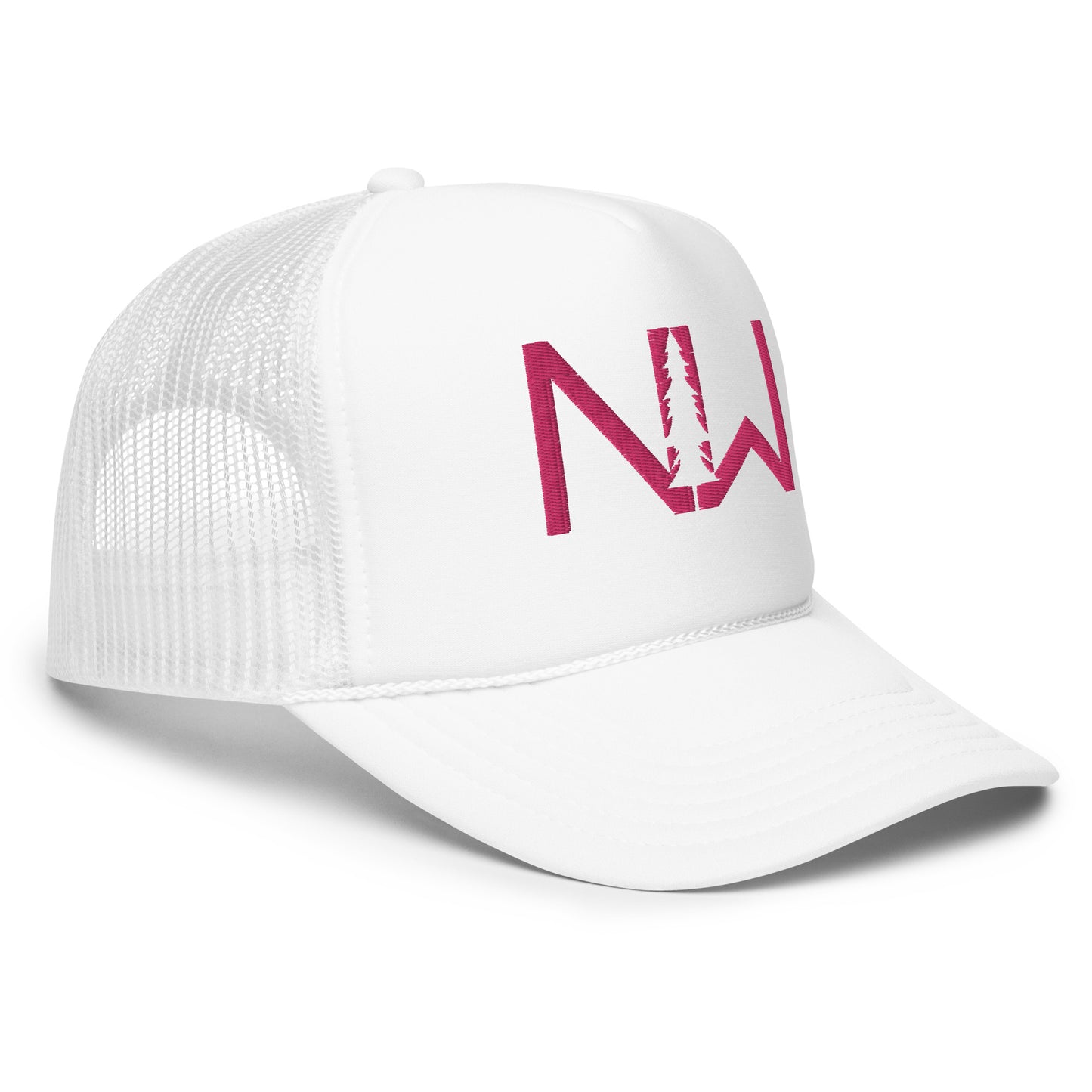 Pink Stitching Trucker Hat